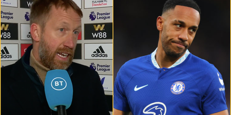 Graham Potter has made his view on Pierre-Emerick Aubameyang pretty clear says Paul Merson
