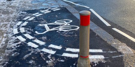 Council blasted for wasting taxpayers’ money after painting ‘weird’ semi-circular cycle lane