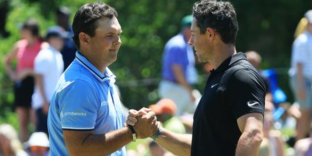 Patrick Reed throws a tee at Rory McIlory after snub in Dubai