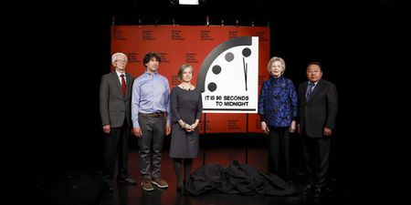 Doomsday clock moves to 90 seconds before midnight – the closest ever