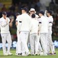 England declare after 59 overs and immediately take three wickets in historic day for Test cricket
