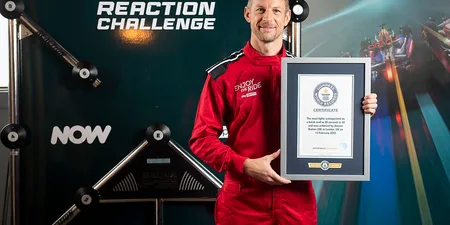 ‘I’ve still got it’: Jenson Button breaks reflex world record