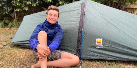 ‘Tent boy’ finally heading inside after three years of camping during which he raised £700k for charity