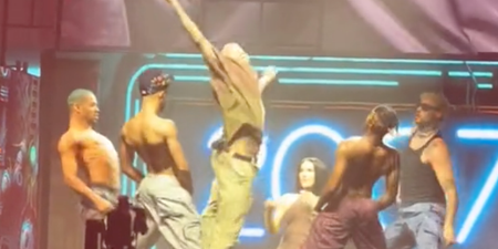 Chris Brown angrily throws fan’s phone as she wouldn’t get off it after being invited on stage