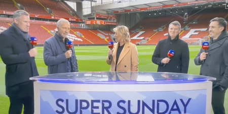 Roy Keane gives priceless reaction to Graeme Souness’ Liverpool-Man United prediction