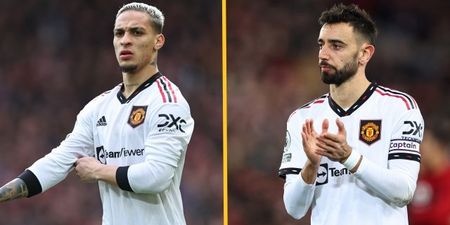 The role of Antony and Bruno Fernandes in Man United’s 7-0 loss to Liverpool must be highlighted