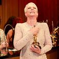 Jamie Lee Curtis talks about degendering Oscar categories as she wins first-ever Academy Award