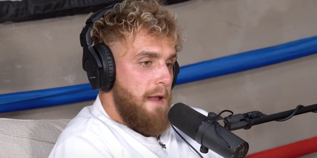 Jake Paul reacts awkwardly after Logan shuts down claims and says Tommy Fury ‘won fight’