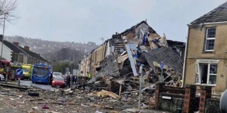 ‘Major incident declared’ as house collapses in suspected gas explosion