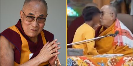 Dalai Lama issues apology after video shows him kissing boy on lips and asking him to ‘suck my tongue’
