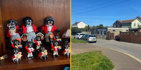 Cafe owner defends decision to sell golli*** dolls