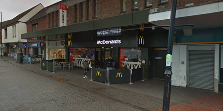 Two girls raped after being approached by two men outside McDonald’s