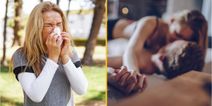 Having sex could alleviate hay fever, according to science