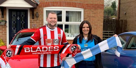 Married couple travel 3,000 miles for FA cup semi final – and will sit in opposite ends