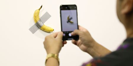 Hungry student eats famous artwork of banana duct-taped to museum wall