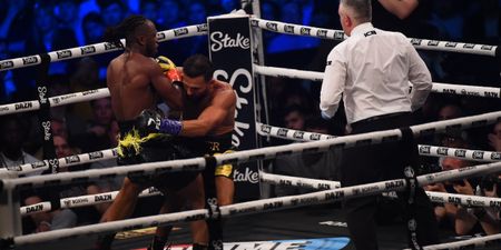 KSI’s win against Joe Fournier could be in doubt after alleged illegal elbow