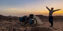Adventurer says getting caught up in Sudanese civil war won’t derail her dream of cycling the world