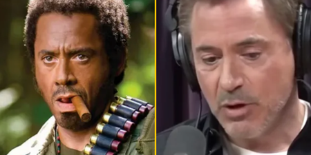 Robert Downey Jr defends wearing blackface in Tropic Thunder