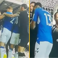 Yerry Mina involved in bizarre altercation with Dominic Solanke during on-pitch melee