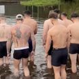 Lads who boozed together every weekend swap hangovers for running and cold-water plunges