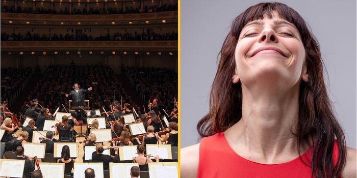 Woman has orgasm during orchestra performance