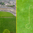 Pranksters mow giant penis into lawn on famous street days before Coronation party there