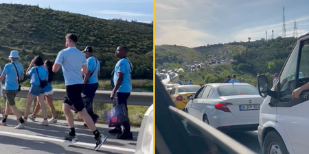 Man City fans forced to walk up to five miles to make Champions League final on time