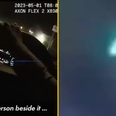 Police bodycam records UFO crash landing in a Las Vegas backyard