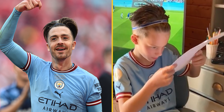Jack Grealish sends signed shirt and letter written in braille to young visually impaired fan