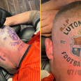 Luton Town fan celebrated Premier League promotion with head tattoo after promise to late dad