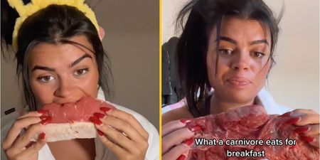 Woman ditches fruit and veg for diet of only raw meat