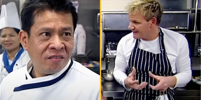 Gordon Ramsay once made pad thai so bad the chef looked at him in disgust