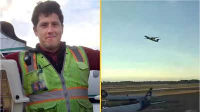 Baggage handler with zero flying experience took off in stolen jet from airport