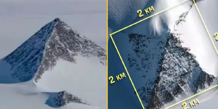 ‘Pyramid’ discovered sitting beneath ice in Antarctica