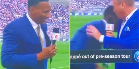 Shaka Hislop collapses live on air during ESPN broadcast