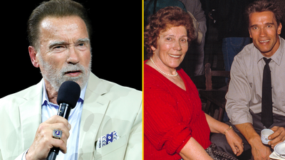 Arnold Schwarzenegger’s mum cried when she saw posters of men on his walls when he was a child