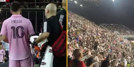 Footage of Inter Miami fans leaving after Lionel Messi is subbed emerges