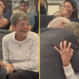 A 78-year-old man proposed to his high school crush at the airport
