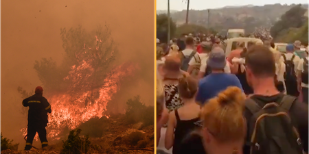 Jet2 and TUI cancel ALL flights to Rhodes as fire rips through holiday island