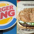 Burger King will face legal action claiming its Whoppers are too small