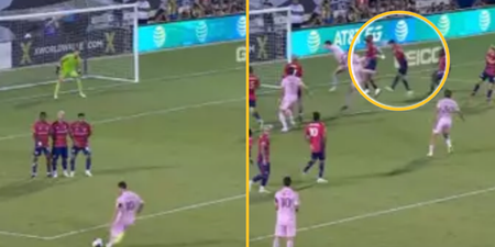 Fans think Lionel Messi’s free-kick was ‘rigged’ after FC Dallas own goal
