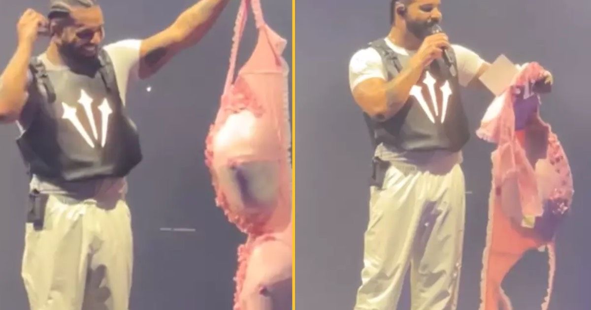 The woman who went viral for throwing her 36G sized bra at Drake
