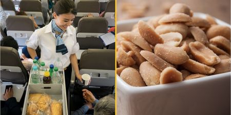Woman ‘forced’ to buy every bag of nuts on UK flight