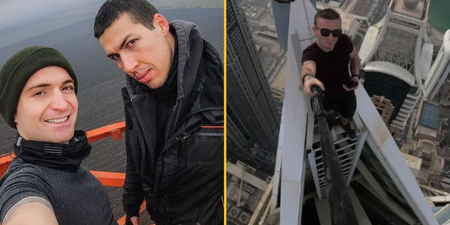 Friend of daredevil who fell from 68th floor says he didn’t slip