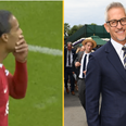 Gary Lineker divides opinion with Virgil van Dijk red card verdict