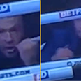 Conor McGregor mocked after being spotted shadow boxing at Anthony Joshua fight