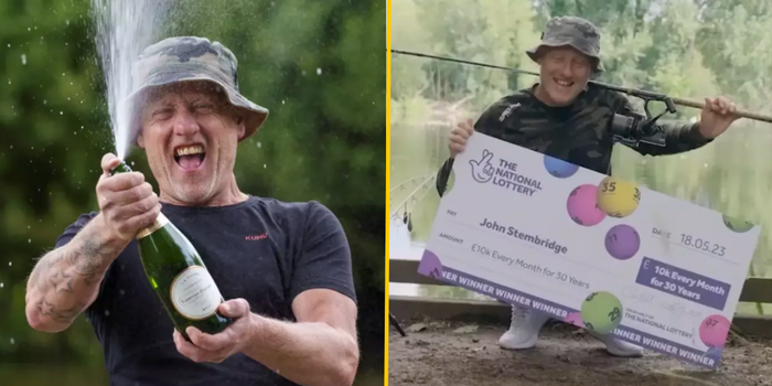 Man wins £10k-a-month for 30 years on lottery and immediately quits plastering job