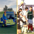 Diego Simeone’s son left hospitalised after horror tackle in friendly