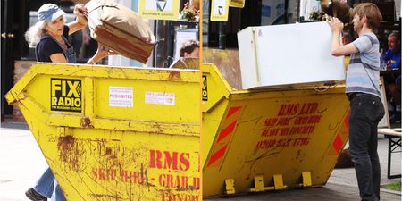 Live-stream of a London skip has people glued to their screens