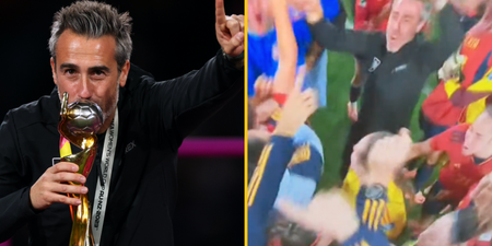 Spain coach Jorge Vilda booed and left to dance on his own after World Cup win